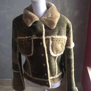 Real suede never worn